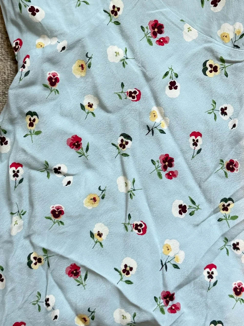 GAP doen | Girls Light Blue Floral Wrap Dress